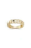 EMBER FINE JEWELRY EMBER FINE JEWELRY 14K GOLD CURB BAND RING