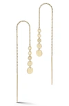 Ember Fine Jewelry 14k Gold Threader Earrings In Gold