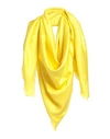 Jimmy Choo Woman Scarf Yellow Size - Silk, Wool