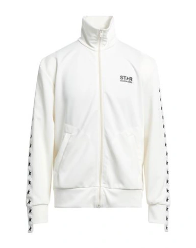 Golden Goose Man Sweatshirt Off White Size Xl Polyester