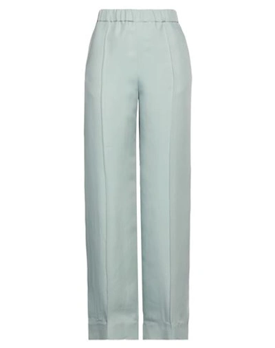 Jil Sander Woman Pants Military Green Size 2 Polyester, Cotton, Elastane In Sage Green