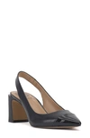 VINCE CAMUTO HAMDEN SLINGBACK POINTED CAP TOE PUMP