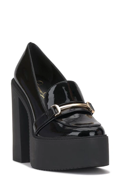 Jessica Simpson Himinka Platform Loafer Pumps In Black