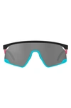 Oakley Men's Bxtr Prism Rectangular Shield Sunglasses In Grey