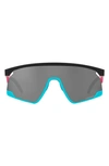 Oakley Men's Bxtr Prism Rectangular Shield Sunglasses In Black