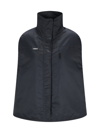 Coperni Logo-patch Bomber Cape In Black