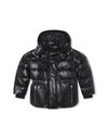 GIVENCHY BLACK DOWN JACKET WITH BACK LOGO