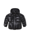 Givenchy Black Down Jacket With Back Logo In Nero