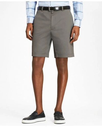 Brooks Brothers Advantage Chino Shorts In Grey