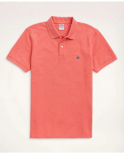 Brooks Brothers Golden Fleece Big & Tall Stretch Supima Polo Shirt | Coral Heather | Size 3x Tall