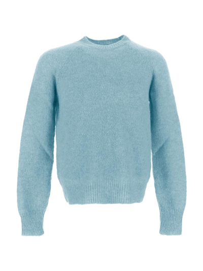 Dries Van Noten Melbourne Knit Sweater In Blue