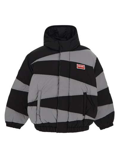 KENZO DAZZLE STRIPE DOWN JACKET