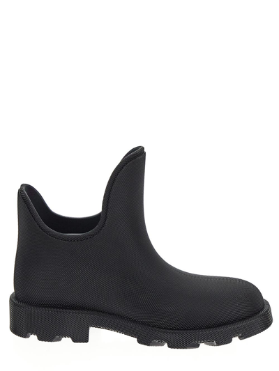 Burberry Low-top Rainboots In Black