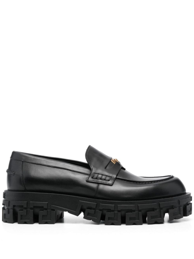 Versace Medusa Loafer In Nero