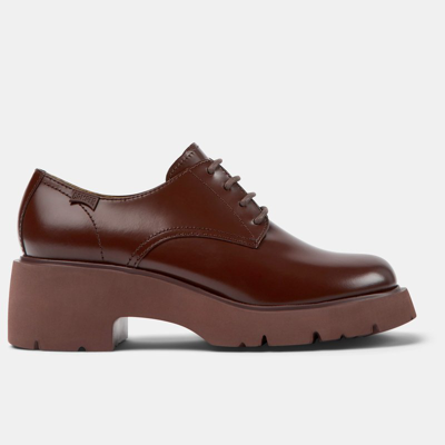 Camper Lace-up For Women In Burgundy
