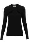 ISABEL MARANT ISABEL MARANT 'ZANA' CUT-OUT SWEATER IN RIBBED KNIT WOMEN