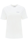 OFF-WHITE OFF-WHITE T-SHIRT WITH BACK EMBROIDERY WOMEN