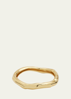 Alexis Bittar Molten Bangle Bracelet In 14k Gold Plated In Gold