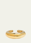 Alexis Bittar Molten Large Hinged Cuff Bracelet In 14k Gold Plated In Gold