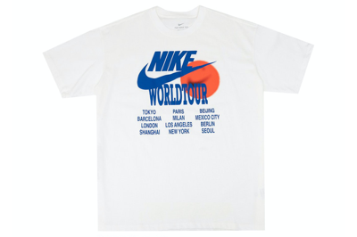 Pre-owned Nike Sportswear World Tour Tee White