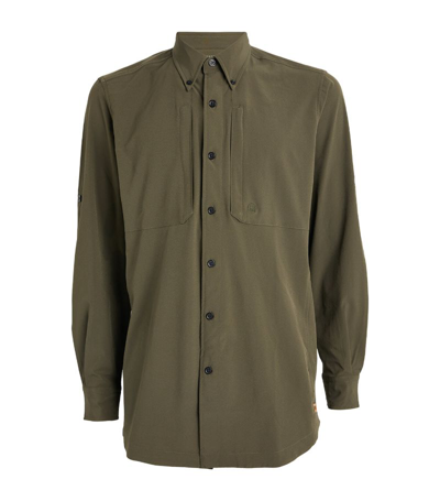 Beretta Button-collar Shirt In Green