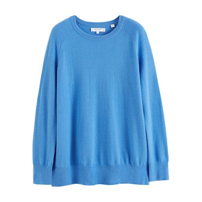 Chinti & Parker The Slouchy Cashmere Jumper In Pureblue