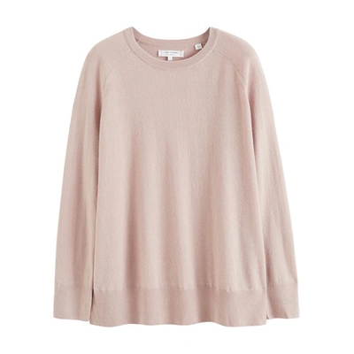 Chinti & Parker Cashmere Slouchy Sweater In Powderpink