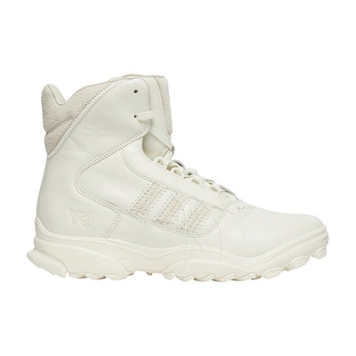 Y-3 Gsg-9 Ankle Boots In Off_white_off_white_off_white