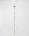 Lana Malibu Cross Y-necklace In Yg