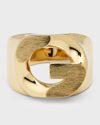 GIVENCHY G CHAIN SIGNET RING, GOLDEN