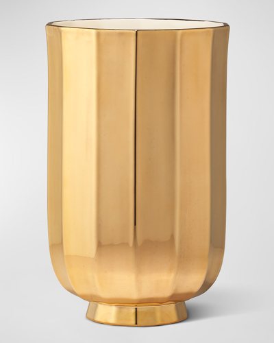 Aerin Delmara Large Vase In Gold