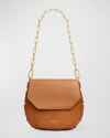 Rag & Bone Sadie Chain Leather Shoulder Bag In Tan