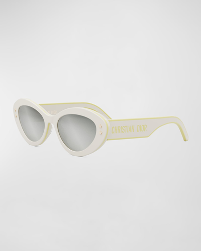 Dior Pacific B1u Sunglasses In Ivory Brown