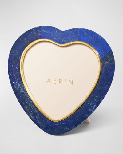 Aerin Cassiel Mosiac Heart Frame, 7" In Blue