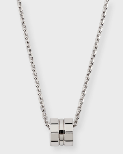 Chopard 18k White Gold Ice Cube Pendant Necklace