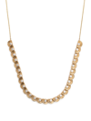 Dana Rebecca Designs Nana Bernice Groove Tennis Necklace In Gold