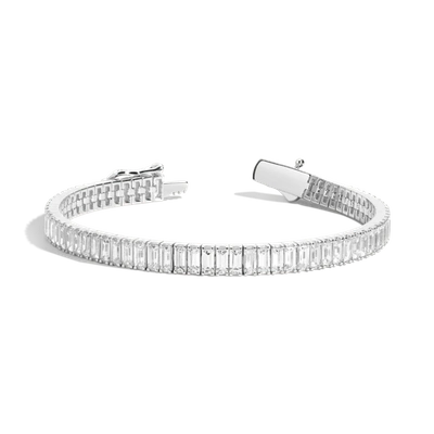 Aurate New York Baguette Diamond Tennis Bracelet - 12ct In Rose