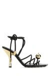 Bottega Veneta Adam Strappy Apple Ankle-wrap Sandals In Black