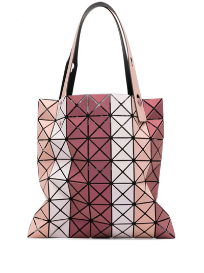 Bao Bao Issey Miyake Prism Striped Geo Tote Bag In Red