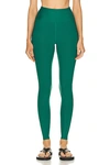 Year Of Ours Ribbed High Legging In Malachite