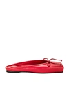 Jacquemus Les Mules Plates Ballet In Red