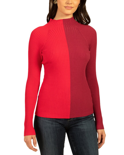 Trina Turk Seema Sweater In Red