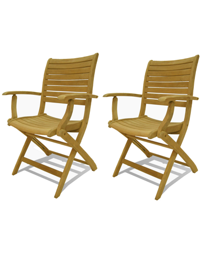 Amazonia Teak Set Of 2 Chairs