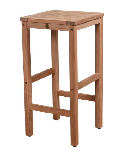 Amazonia Wood Outdoor Patio Barstool