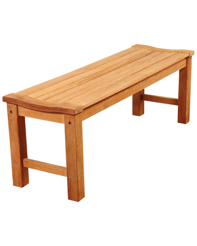 Amazonia Teak 1pc Outdoor Patio Bench