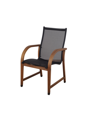 Amazonia 4pc Outdoor Patio Wood Dining Chairs