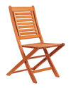 AMAZONIA AMAZONIA OUTDOOR PATIO WOOD FOLDING DINING CHAIR