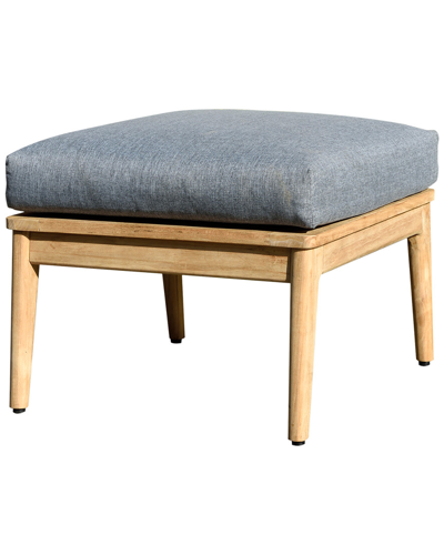 Amazonia Teak Ottoman With Cushion