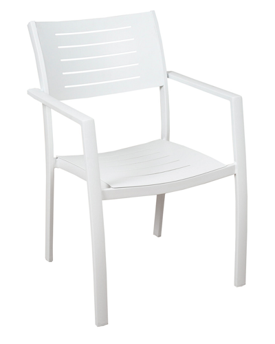 Amazonia Outdoor Patio 4pc Aluminum Dining Chairs