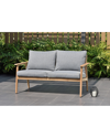 AMAZONIA AMAZONIA TEAK DEEP SEATING PATIO SOFA W/ CUSHIONS